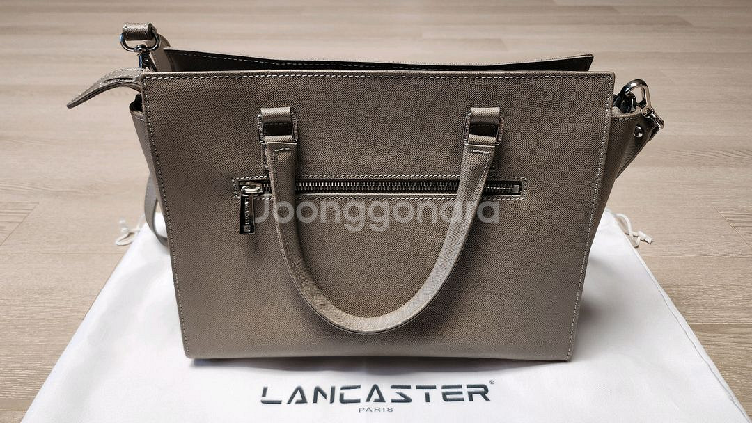 랑카스터 소가죽 숄더백 (보증서 포함)--2