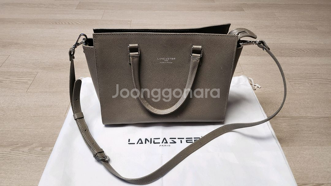 랑카스터 소가죽 숄더백 (보증서 포함)--1