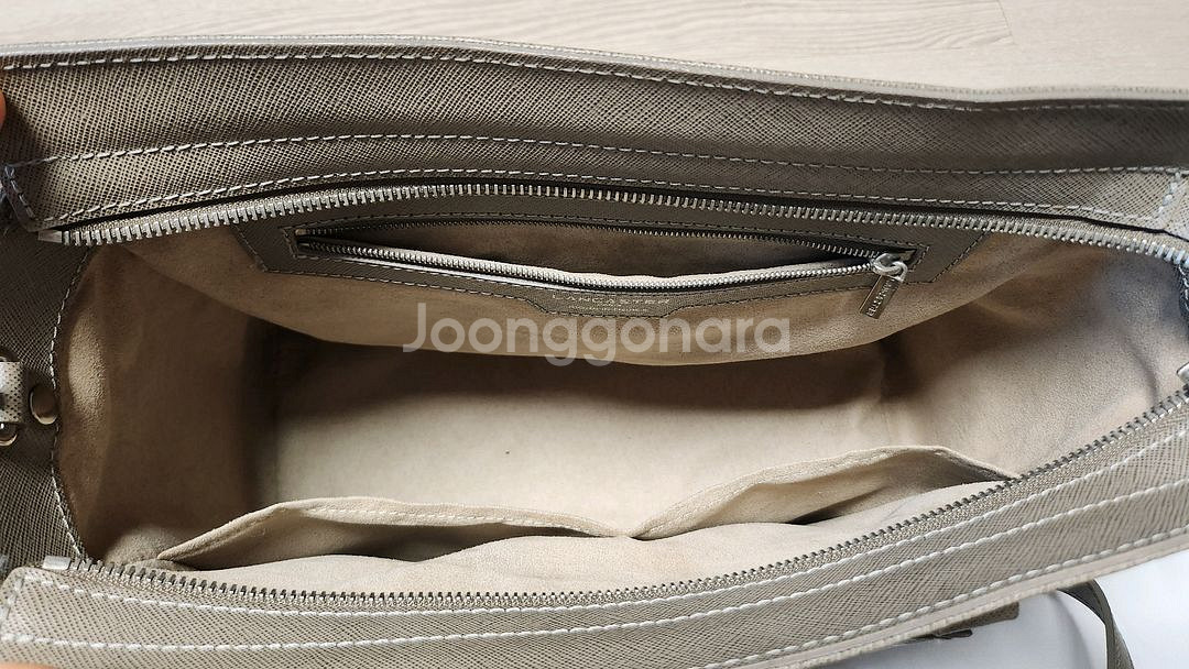 랑카스터 소가죽 숄더백 (보증서 포함)--5