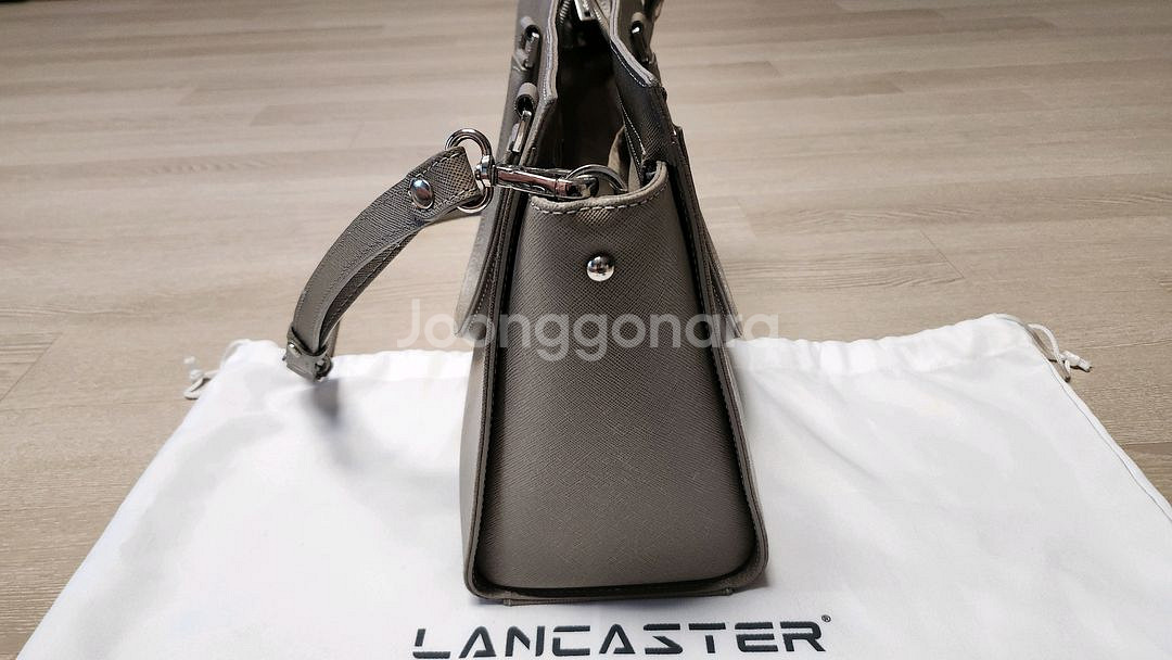 랑카스터 소가죽 숄더백 (보증서 포함)--4