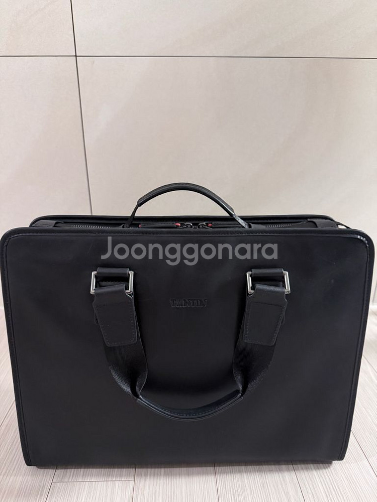 탄틴 소가죽 남자 서류가방/브리프케이스 T13048 블랙 한달사용--0