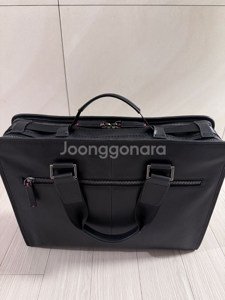 탄틴 소가죽 남자 서류가방/브리프케이스 T13048 블랙 한달사용--1