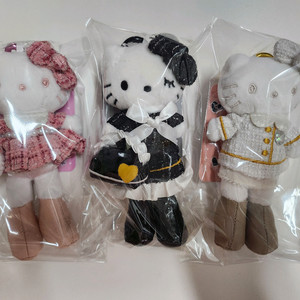 헬로키티 롱다리 인형 키링 3종 새상품