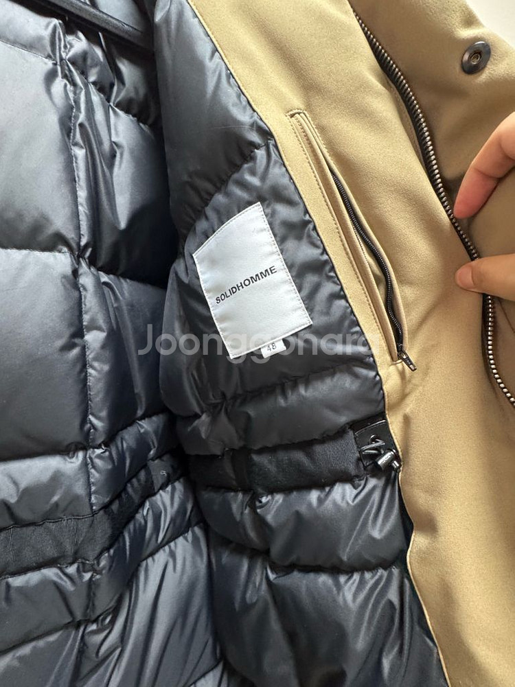 솔리드옴므 패딩 팝니다--3