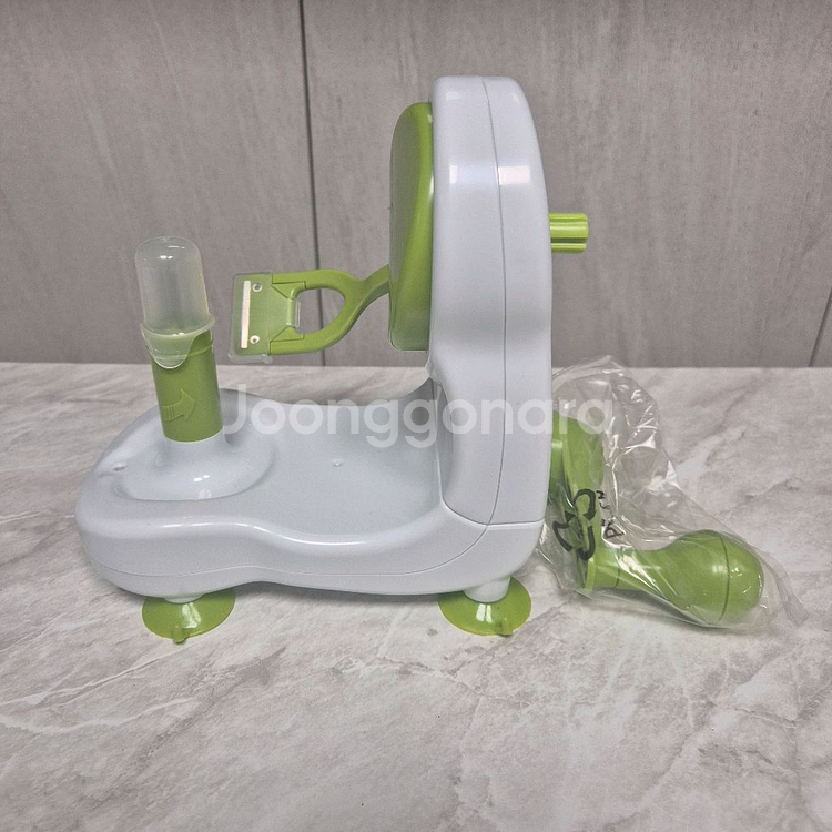 미사용 새상품 사과깎는기계 애플필러 과일 껍질 깎이--0