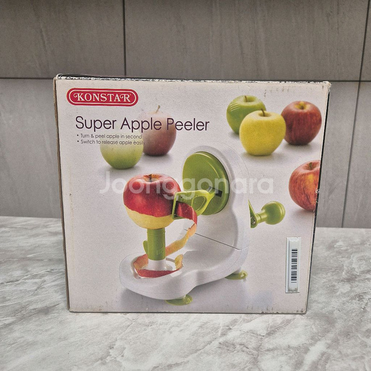 미사용 새상품 사과깎는기계 애플필러 과일 껍질 깎이--1
