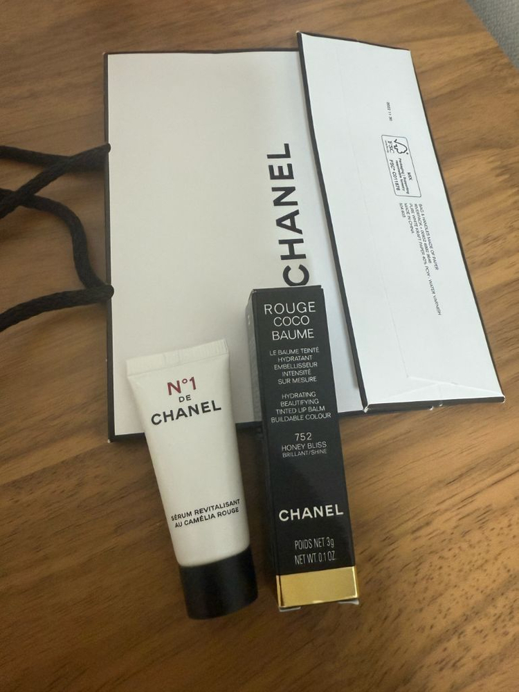(새제품) 샤넬 new 루즈 코코밤 샤인 752 허니블리스--2