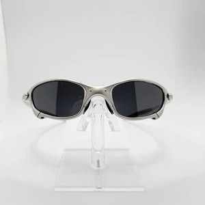 오클리 줄리엣 엑스메탈 영감 선글라스 실버 프레임 블랙 편광 렌즈