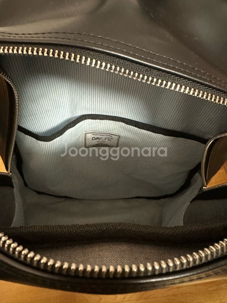 블랙 가죽 백팩--1