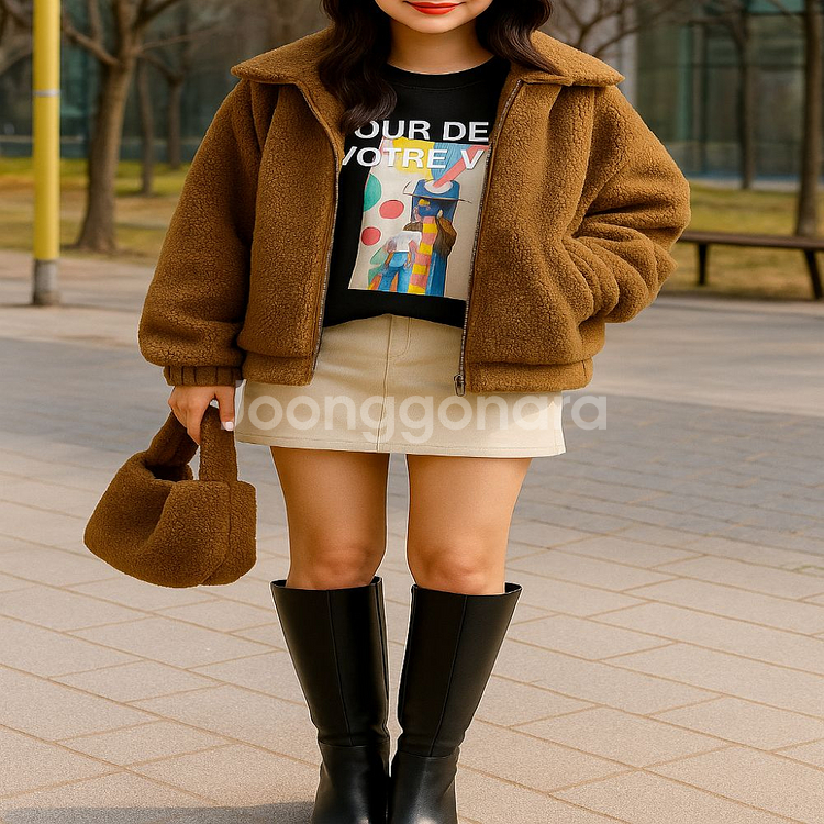 프린팅 루즈핏 맨투맨, 오버핏 감성티 데일리룩ㅡ무배--4