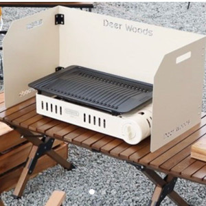 박스채새상품 Deer Woods 캠핑 버너 바람막이 L