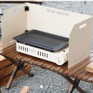 박스채새상품 Deer Woods 캠핑 버너 바람막이 L