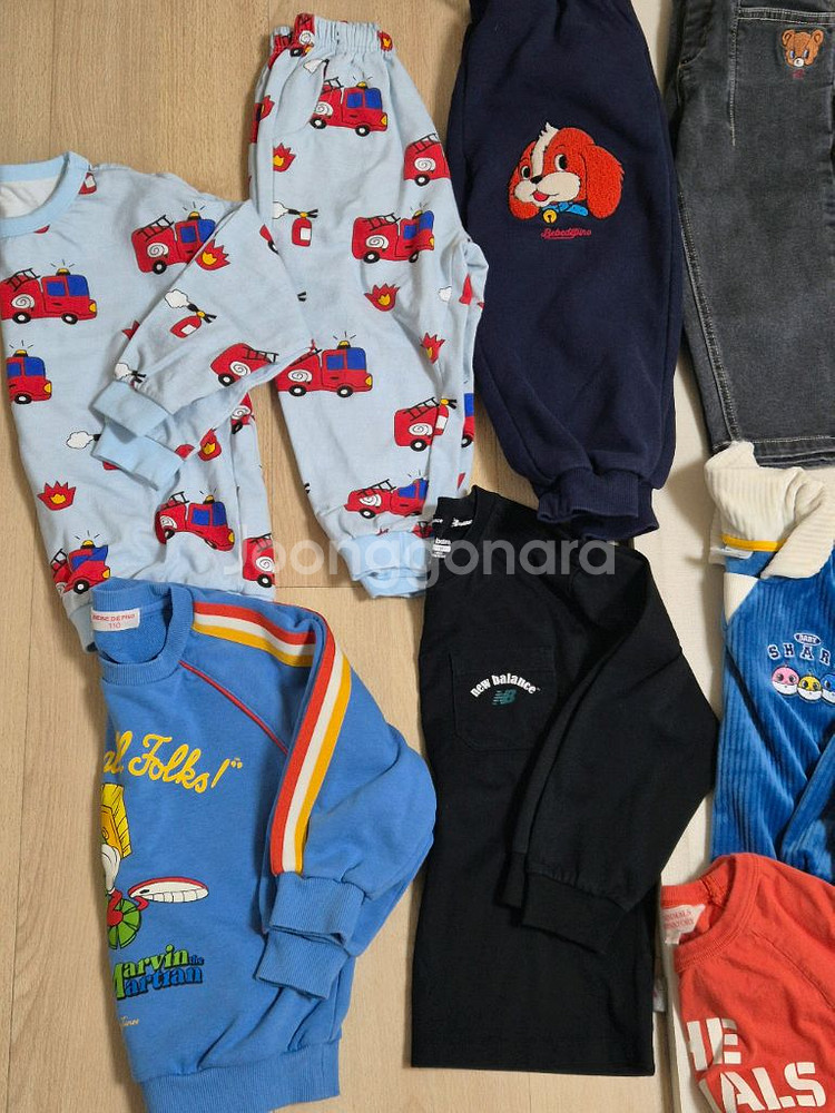 유아 아동 키즈 등원옷 놀이터옷 문센옷 18벌 100~110일괄--3