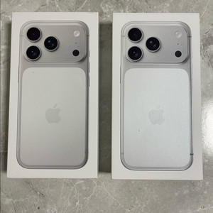 아이폰 17프로 512 실버 자급제 미개봉 2대