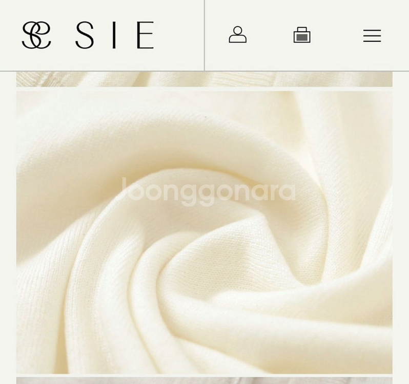 시에 SIE 썸미니 울 가디건 크림--1