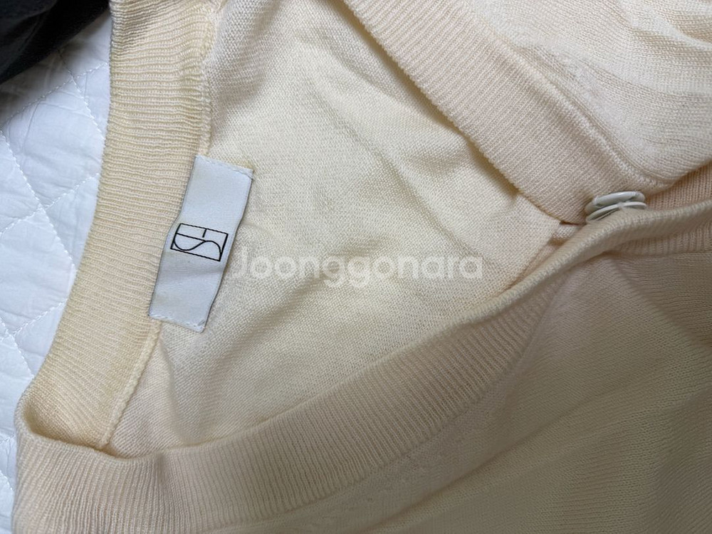 시에 SIE 썸미니 울 가디건 크림--3