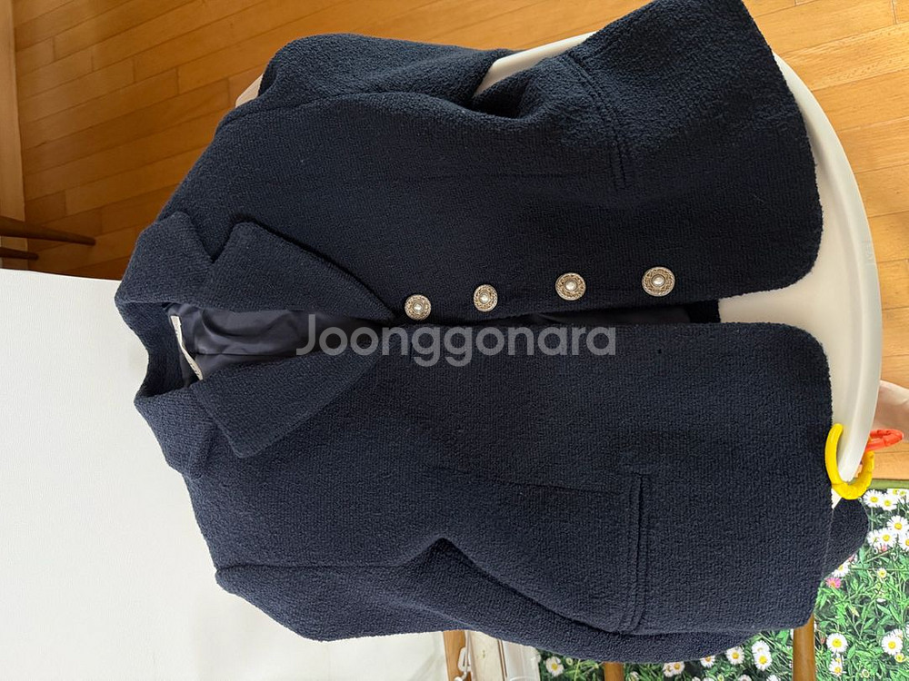 틸아이다이 그레이스 트위드 자켓 네이비--2