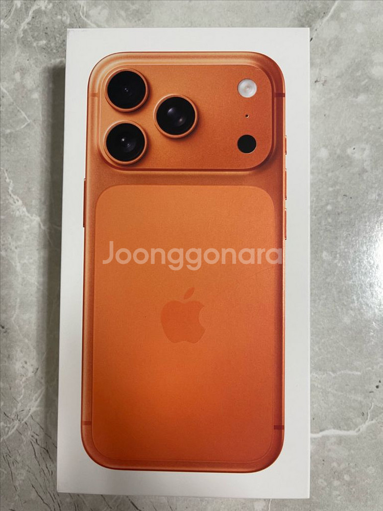 아이폰 17프로 512 오렌지 자급제 미개봉--0