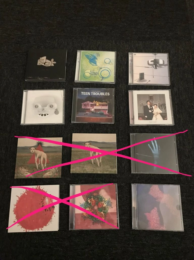 MOT공중그늘검정치마쏜애플파란노을릴리슈슈등등 CD 판매합니다 - 안심되는 중고거래