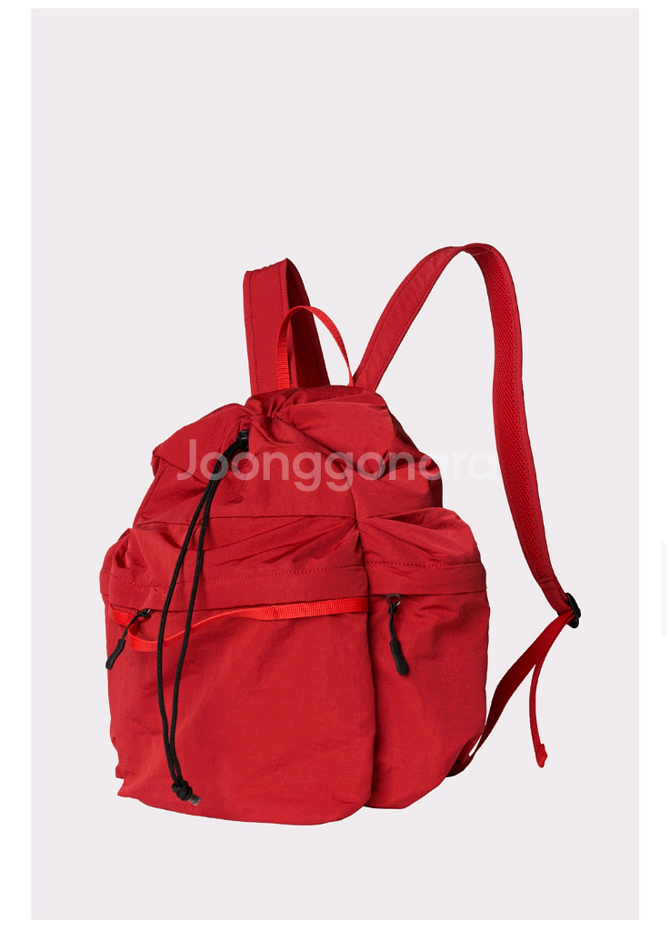 쏭스튜디오 부클링 백팩 레드--1
