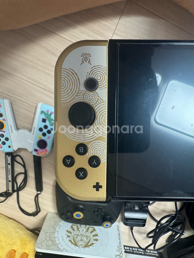 닌텐도 스위치 젤다 에디션 OLED 512 게임기 세트--1