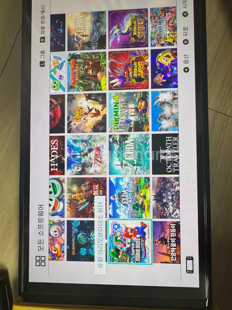 닌텐도 스위치 젤다 에디션 OLED 512 게임기 세트--5