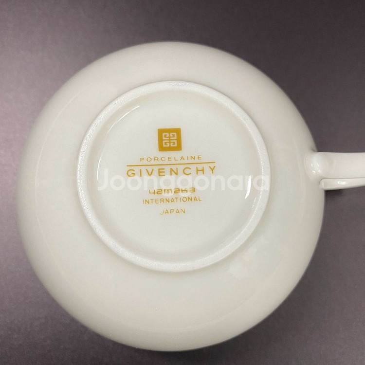 일본 빈티지 지방시 찻잔2개 + 접시4개 세트--2