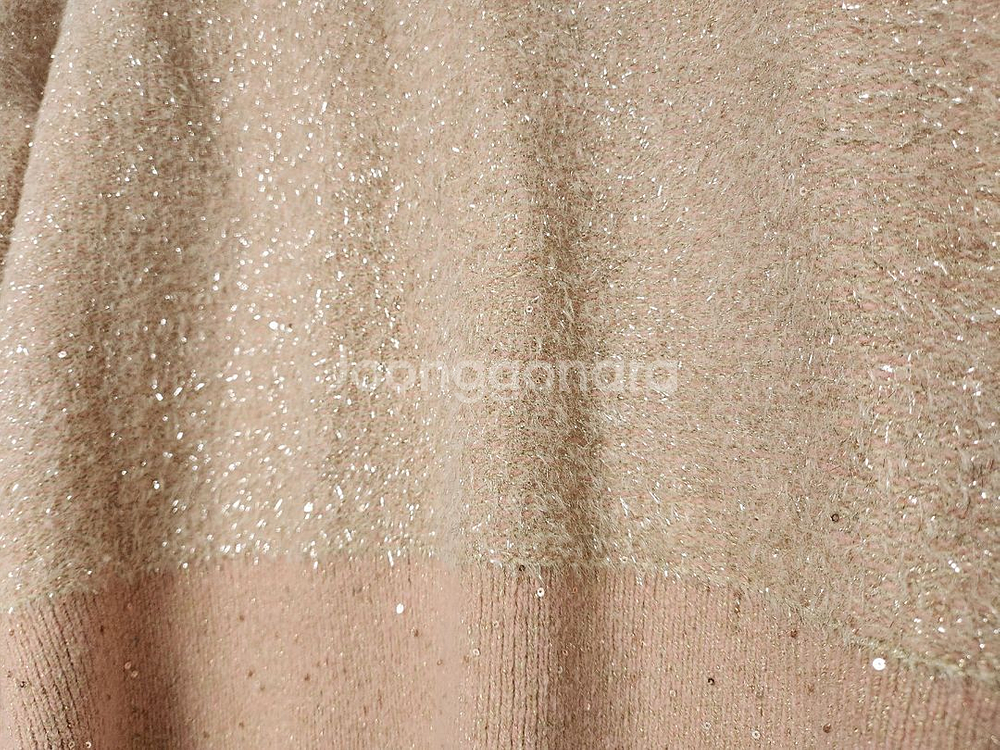 한섬 랑방 타임 마인 오브제 시퀸 가디건--5