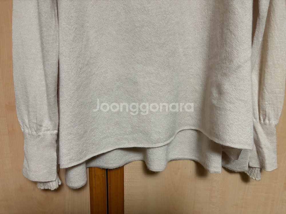 구호 캐시미어 100 니트 크림--3