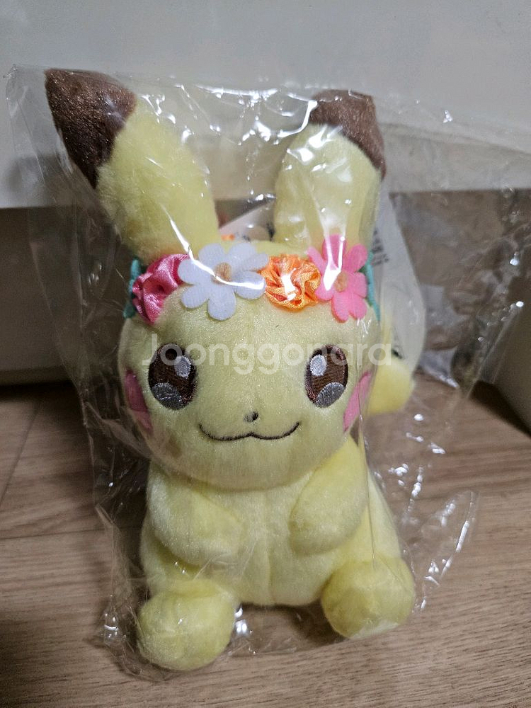 (한정판 희귀) 포켓몬센터 이브이, 피카츄 중형인형--4