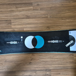 버튼 커스텀 스노우보드 데크 125cm