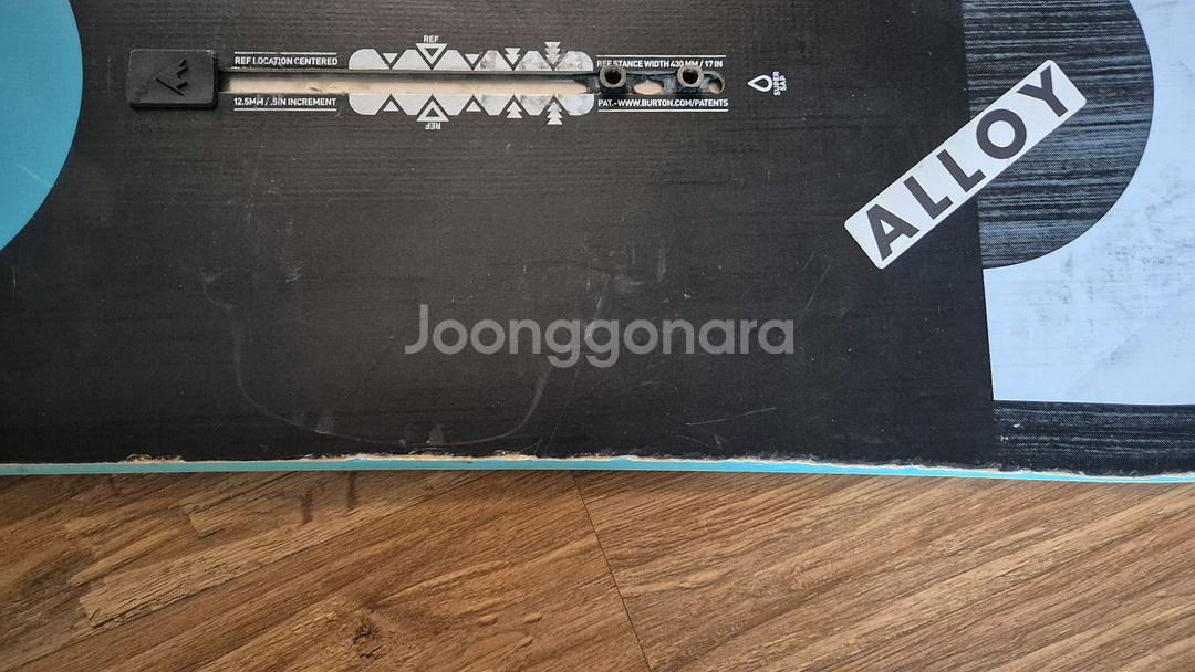 버튼 커스텀 스노우보드 데크 125cm--5