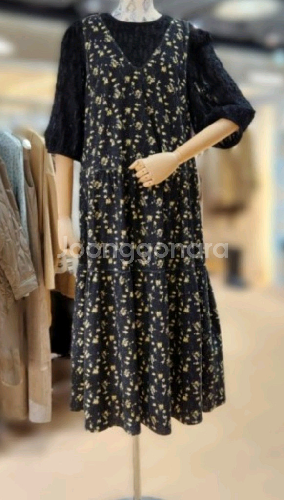 써스데이아일랜드 레이어드 원피스--0