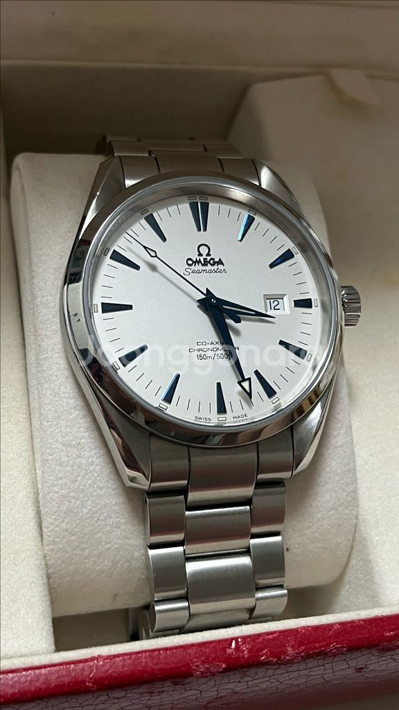 오메가 씨마스터 아쿠아테라 구구형 블루핸즈 41mm--1