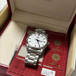 오메가 씨마스터 아쿠아테라 구구형 블루핸즈 41mm