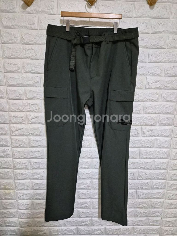 에디바우어 기모 스판 카고 바지 38 새상품급 등산 낚시 노스페이스 아디다스 밀리터리 나이키 작업복--0