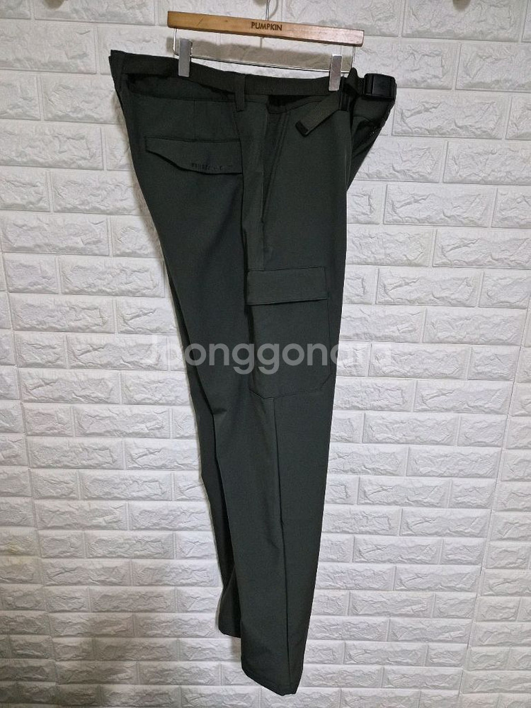 에디바우어 기모 스판 카고 바지 38 새상품급 등산 낚시 노스페이스 아디다스 밀리터리 나이키 작업복--7