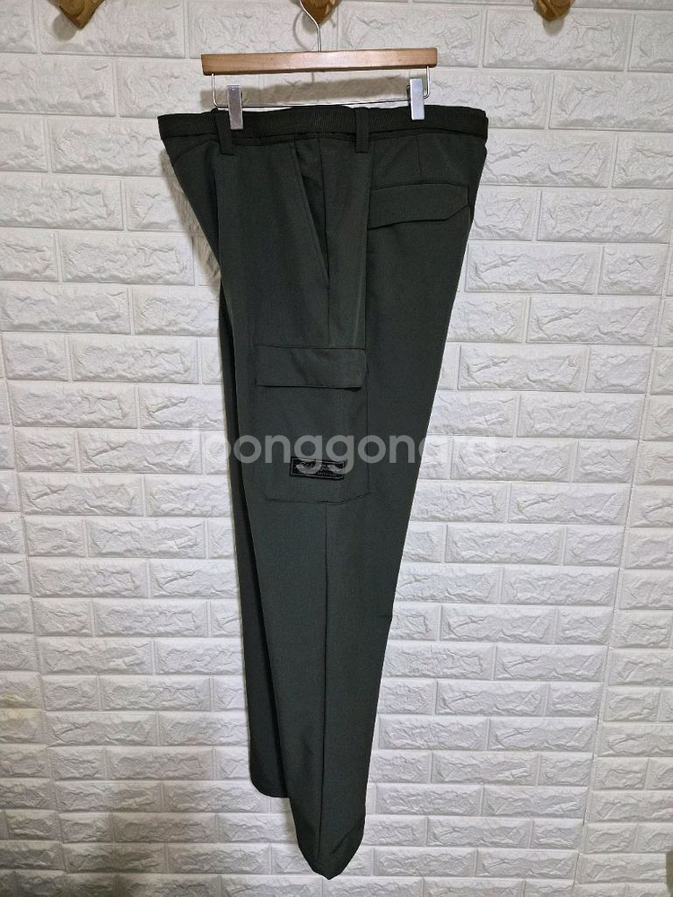 에디바우어 기모 스판 카고 바지 38 새상품급 등산 낚시 노스페이스 아디다스 밀리터리 나이키 작업복--6