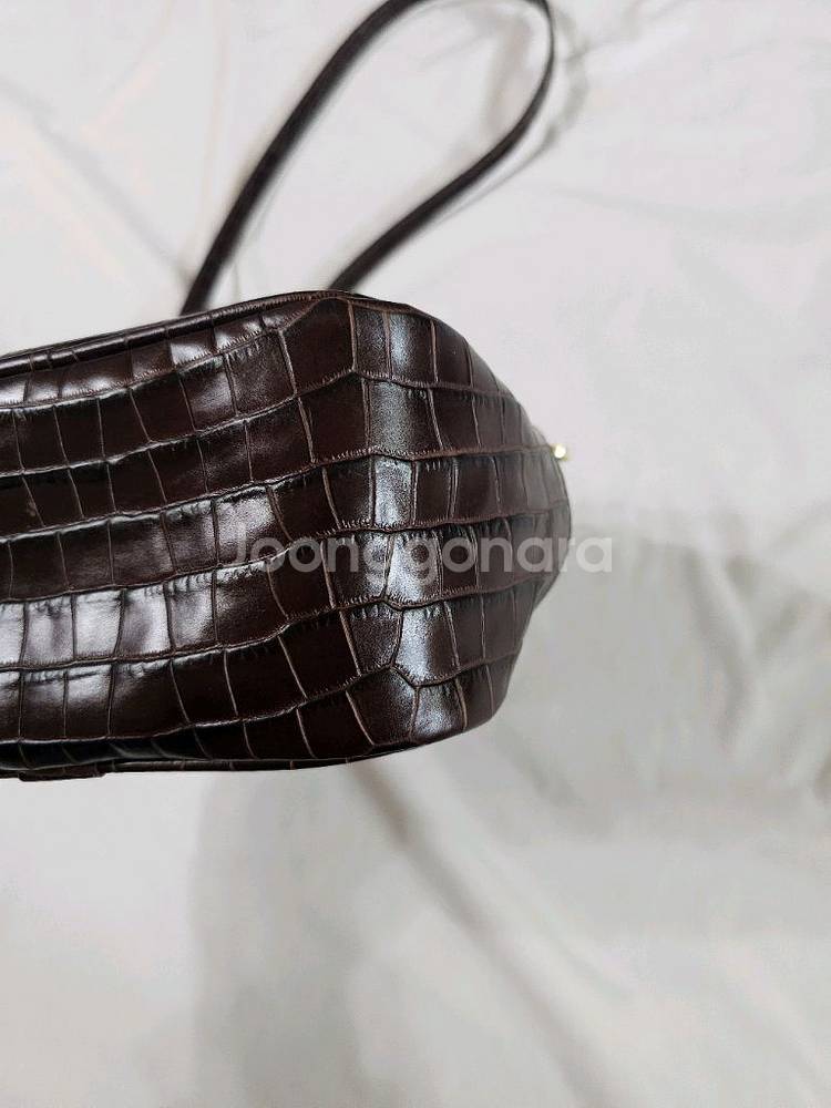 이태리 소가죽 크록 패턴 미니 토트백 크로스백 가방--5