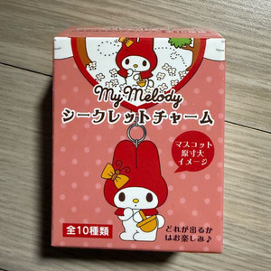 산리오 마이멜로디50주년 레드 랜덤 아크릴 피규어 키링