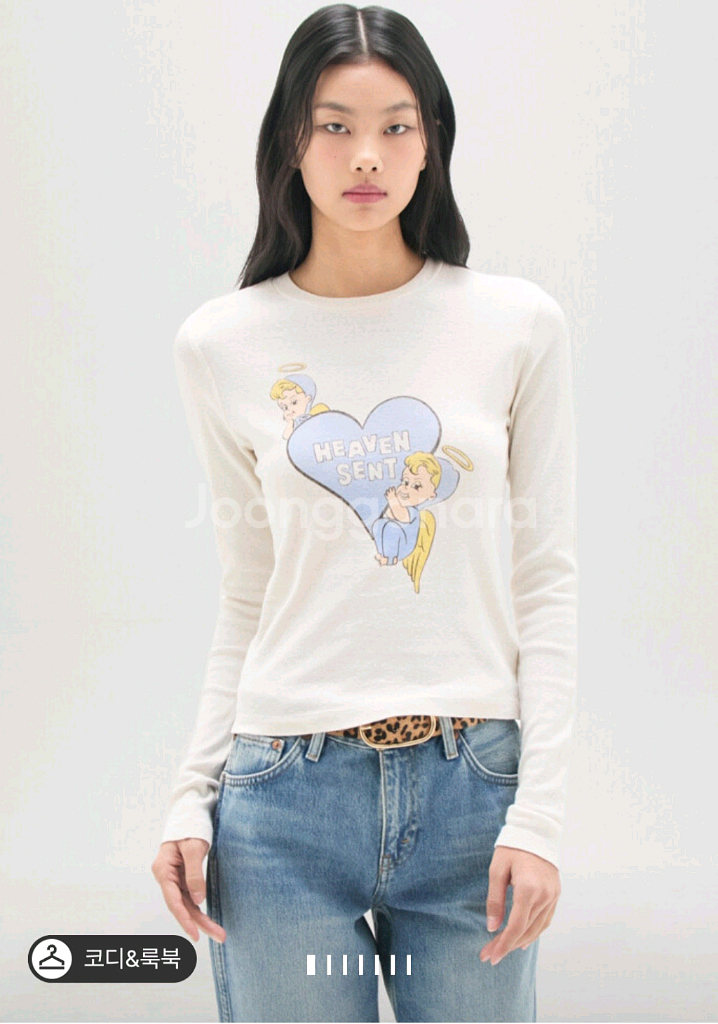 리던드 90s 헤븐센트 베이비 롱슬리브 티셔츠--1