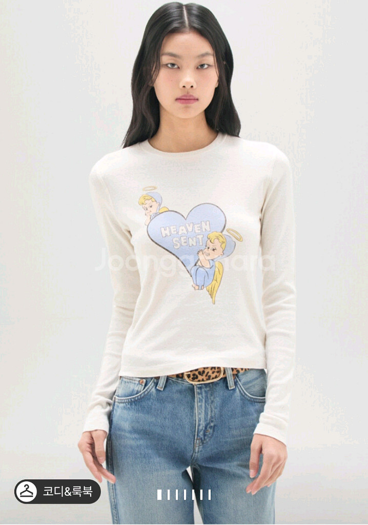 리던드 90s 헤븐센트 베이비 롱슬리브 티셔츠--3