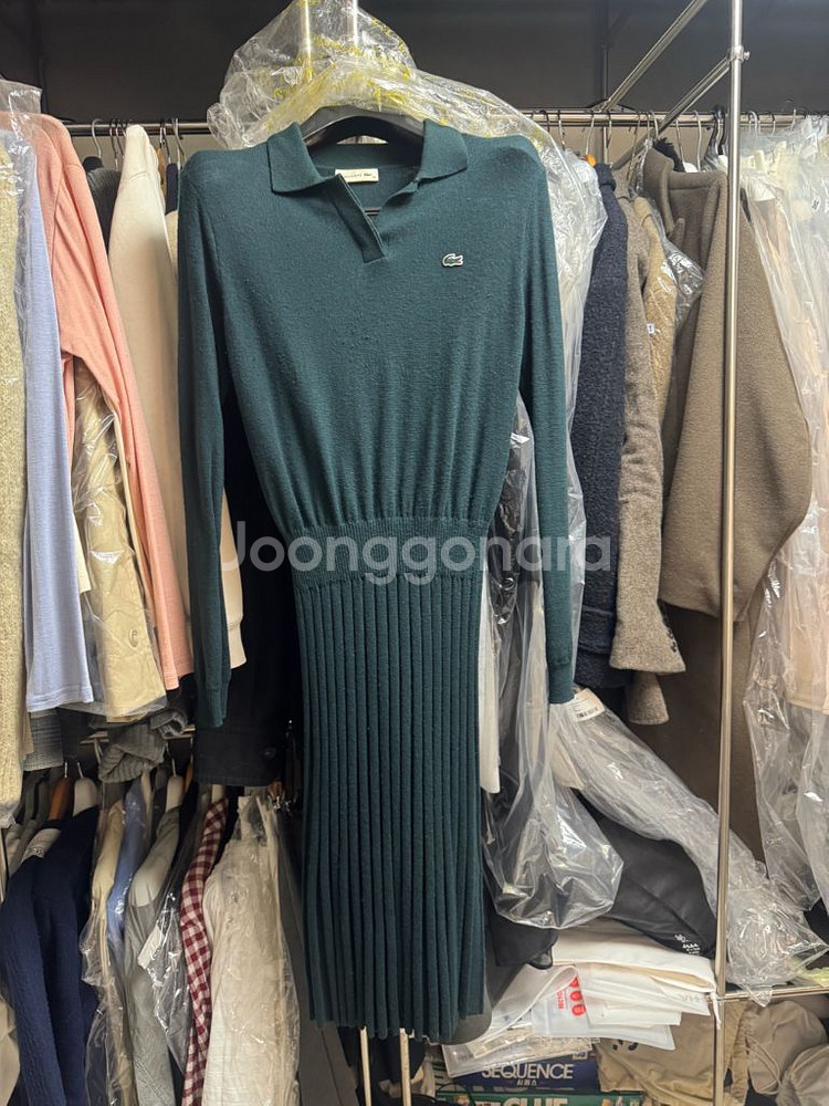 라코스테 니트 원피스 36사이즈--4