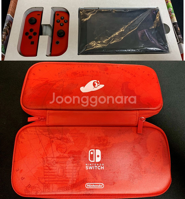 구형 닌텐도 스위치 박스 세트 + 악세사리 판매(택포)--4