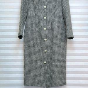 모조에스핀> 레이스카라 트위드 롱원피스(699천원)