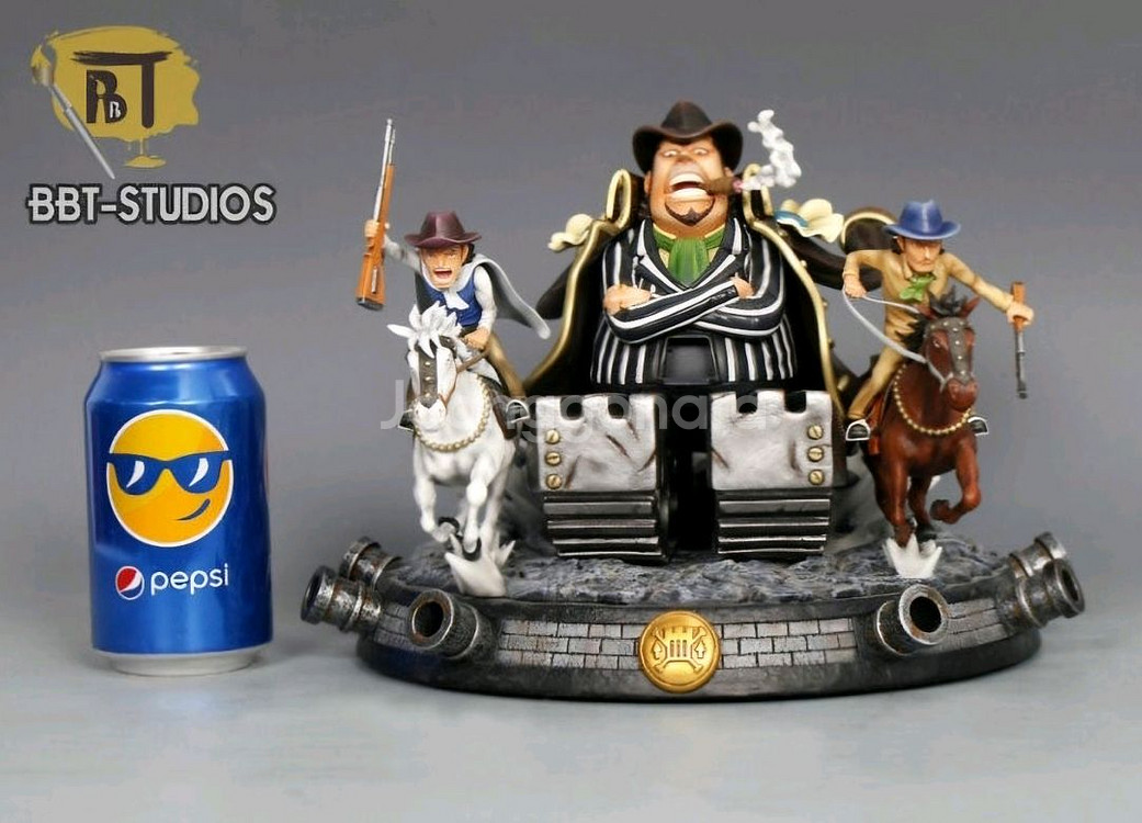 BBT 원피스 갱뱃지 레진 피규어--0