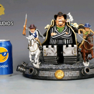 BBT 원피스 갱뱃지 레진 피규어