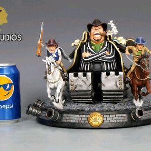 BBT 원피스 갱뱃지 레진 피규어