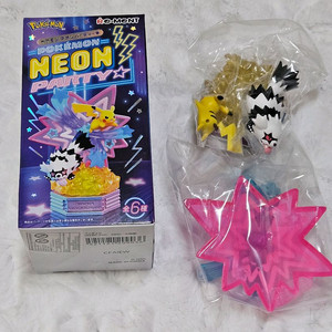 포켓몬스터 네온파티 리멘트 피카츄 지그제구리
