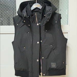 무스너클 여성 후드 패딩 베스트 조끼 M